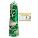 Crystal Heaven Certified Variscite Tower Obelisk Point
