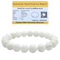 Crystal Heaven Certified White Moonstone Bracelet for Women Men with Healing Crystal and Reiki Stone - Beautiful Gemstone Beaded Bracelet for Balance, Harmony &amp; Positive Energy