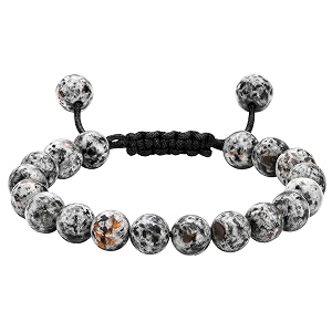 crystal heaven certified yooperlite bracelet for women men with healing crystal and reiki stone - original authentic gemstone adjustable beaded bracelet for money wealth success amp positive energy