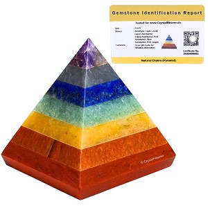 crystal heaven chakra pyramid-234 inch for positive energyvastureikifeng shui and chakra healing energy balancing