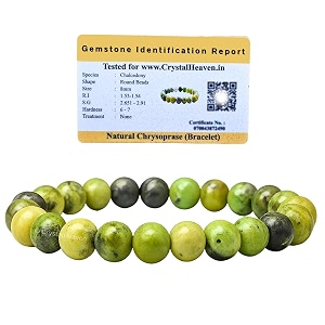 crystal heaven chrysoprase bracelet for women men with healing crystal and reiki stone - beautiful gemstone beaded bracelet for balance harmony amp positive energy