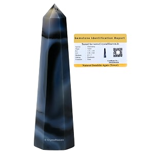 Crystal Heaven Dendrite Agate Crystal Tower Obelisk