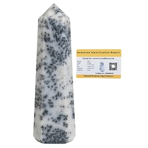 Crystal Heaven Dendrite Opal Crystal Tower Obelisk