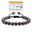 Crystal Heaven Garnet Bracelet For Women Men With Healing Crystal And Reiki Stone - Beautiful Gemstone Adjustable Beaded Bracelet For Balance, Harmony &amp; Positive Energy