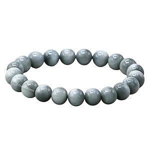 crystal heaven grey cats eye bracelet for women men with healing crystal and reiki stone - beautiful gemstone beaded bracelet for balance harmony amp positive energy