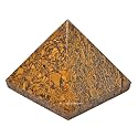 Crystal Heaven Habur Stone for Curd Making Pyramid - 2" Inch Crystal Pyramid for Positive Energy, Vastu, Reiki, Feng Shui and Chakra Healing Energy Balancing