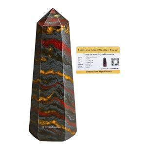 Crystal Heaven Iron Tiger Eye Crystal Tower