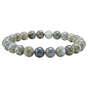 Certified Labradorite Bracelet for Women Men with Healing Crystal