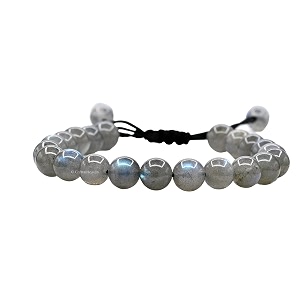 crystal heaven labradorite crystal bracelet for women men natural healing - aaa grade original healing gemstone adjustable bracelet for yoga reiki meditation feng shui