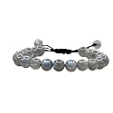 Crystal Heaven Labradorite Crystal Bracelet for Women Men Natural Healing - AAA Grade Original Healing Gemstone Adjustable Bracelet for Yoga Reiki Meditation Feng Shui
