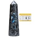 Crystal Heaven Larvikite Crystal Tower Obelisk Point
