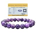 Crystal Heaven Lepidolite Bracelet for Women Men with Healing Crystal and Reiki Stone - Beautiful Gemstone Beaded Bracelet for Balance, Harmony &amp; Positive Energy