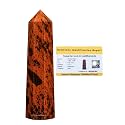 Crystal Heaven Mahogany Obsidian Crystal Tower Obelisk