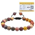 Crystal Heaven Mookaite Bracelet For Women Men With Healing Crystal And Reiki Stone - Beautiful Gemstone Adjustable Beaded Bracelet For Balance, Harmony &amp; Positive Energy
