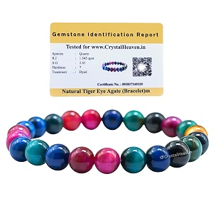 crystal heaven multi cat39s eye bracelet for women men with healing crystal and reiki stone - beautiful gemstone beaded bracelet for balance harmony amp positive energy