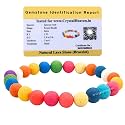 Crystal Heaven Multi Lava Stone Bracelet for Women Men with Healing Crystal and Reiki Stone - Beautiful Gemstone Beaded Bracelet for Balance, Harmony &amp; Positive Energy