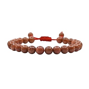 crystal heaven natural healing crystal bracelet for women men - aaa grade original healing gemstone adjustable bracelet for yoga reiki meditation feng shui red goldstone