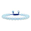 Crystal Heaven Natural Healing Crystal Bracelet for Women Men - AAA Grade Original Healing Gemstone Adjustable Bracelet for Yoga Reiki Meditation Feng Shui (Opalite)