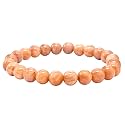 Crystal Heaven Peach Moonstone Bracelet For Women Men With Healing Crystal And Reiki Stone - Beautiful Gemstone Beaded Bracelet For Balance, Harmony &amp; Positive Energy