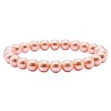 Crystal Heaven Peach Pearl Bracelet For Women Men With Healing Crystal And Reiki Stone - Beautiful Gemstone Beaded Bracelet For Balance, Harmony &amp; Positive Energy