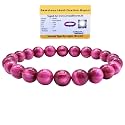 Crystal Heaven Pink Tiger Eye Bracelet for Women Men with Healing Crystal and Reiki Stone - Beautiful Gemstone Beaded Bracelet for Balance, Harmony &amp; Positive Energy