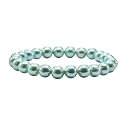 Crystal Heaven Pistachio Pearl Bracelet for Women Men with Healing Crystal and Reiki Stone - Beautiful Gemstone Beaded Bracelet for Balance, Harmony &amp; Positive Energy