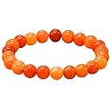 Crystal Heaven Red Aventurine Bracelet for Women Men with Healing Crystal and Reiki Stone - Beautiful Gemstone Beaded Bracelet for Balance, Harmony &amp; Positive Energy