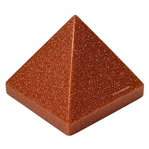 crystal heaven red goldstone pyramid-234 inch pyramid for positive energyvastureikifeng shui and chakra healing energy balancing