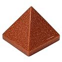 Crystal Heaven Red Goldstone Pyramid-2" Inch Pyramid For Positive Energy,Vastu,Reiki,Feng Shui And Chakra Healing Energy Balancing