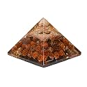 Crystal Heaven Rudraksha Pyramid With Coil-Orgone Pyramid