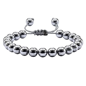crystal heaven terahertz stone bracelet for women men with healing crystal and reiki stone - beautiful gemstone adjustable beaded bracelet for balance harmony amp positive energy