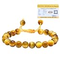 Crystal Heaven Yellow Cat's Eye Bracelet for Women Men with Healing Crystal and Reiki Stone - Beautiful Gemstone Adjustable Beaded Bracelet for Balance, Harmony &amp; Positive Energy