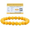 Crystal Heaven Yellow Lava Stone Bracelet For Women Men With Healing Crystal And Reiki Stone - Beautiful Gemstone Beaded Bracelet For Balance, Harmony &amp; Positive Energy