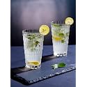 Crystal Helix Italian Crystal Highball Glass Set