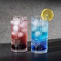 310ml Mojito Glass Set - Crystal Glassware for Cocktails, Whiskey, Wine and Juice - Home and Kitchen Party Glasses, Aesthetic Drinking Glasses - Includes Transparent Glasses for Water - Set of 6