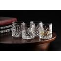Premium Big Whisky Glasses Set of 6 pcs- 225 ml Modern Ideal Transparent Bar Glass for Drinking Bourbon, Whisky, Scotch, Cocktails, Wine, Water, - Old Fashioned Cocktail Tumblers Perfect for Entertaining and Enhancing Your Dr
