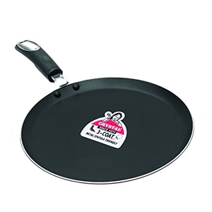 crystal platinum series non-stick dosa tawa flat tawa300 mm  3 mm thickness  metal spoon friendly  3 layer coating