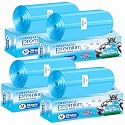 Crystal Scented Garbage Bags Blue Medium 19x22 Inches 120 Bags Pack
