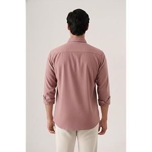 CRYSTAL SKY Men Airy Linen Cotton Shirt