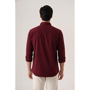 CRYSTAL SKY Men Airy Linen Cotton Shirt