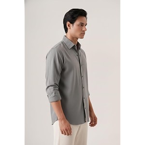 CRYSTAL SKY Men Airy Linen Cotton Shirt