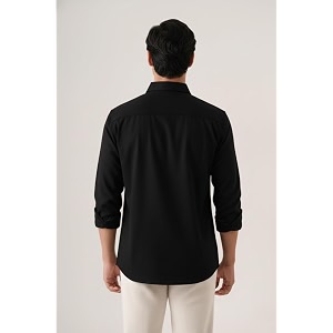 CRYSTAL SKY Men Airy Linen Cotton Shirt