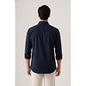 CRYSTAL SKY Men Airy Linen Cotton Shirt