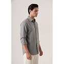 CRYSTAL SKY Men Airy Linen Cotton Shirt