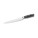 Crystal Stainless Steel Slicing and Carving Knife, Black