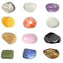 Crystals Jewelry Company Products 12 Chakra Tumble Kit Certified Natural Crystal Tumble Stone Sets Energized by Experienced Reiki Healing Grandmaster