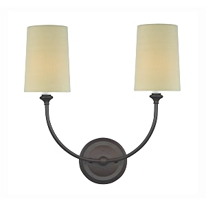 Crystorama Libby Langdon Sylvan 2 Light Dark