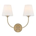Crystorama Libby Langdon Sylvan 2 Light Vibrant