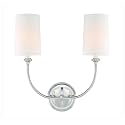 Crystorama Libby Langdon Sylvan 2 Light Polished