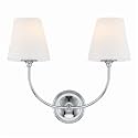 Crystorama Libby Langdon Sylvan 2 Light Polished